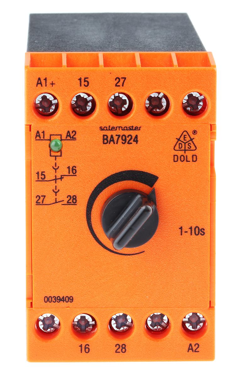 Dold BA 7924 Sicherheitsrelais, 24V dc, 2 Sicherheitskontakte Not-Aus, 3 ISO 13849-1 3 SIL IEC 61508