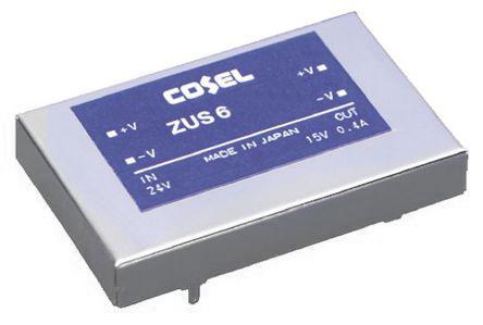 Produktfoto 1 von Cosel DC/DC-Wandler 6W 12 V dc IN, 12V dc OUT / 500mA 500V ac isoliert