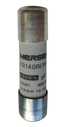 Produktfoto 1 von Mersen Protistor Feinsicherung FF / 40A 14 x 51mm 500 V dc, 690 V ac, 700V ac gR