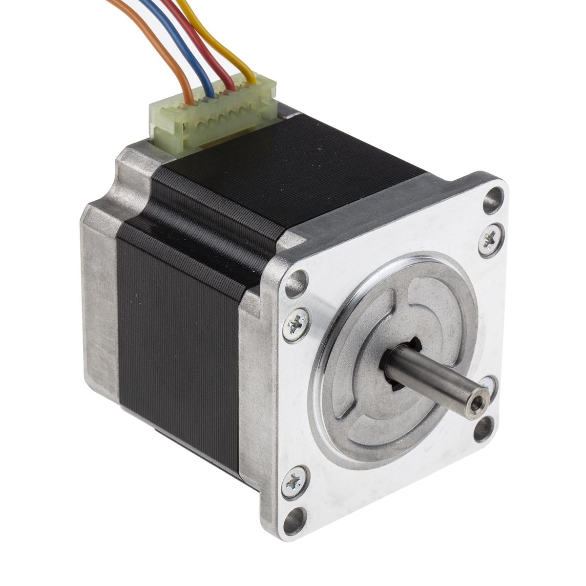 Produktfoto 1 von Sanyo Denki 103H7 Hybrid 1.8° Schrittmotor 24 V / 2 A 0.83Nm 4-adrig, 56 x 56mm Wellen-Ø 6.35mm