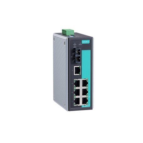 Produktfoto 1 von MOXA Unmanaged Ethernet Switch, 8 x RJ45 / 100Mbit/s, bis 100m, 9.6 → 60V dc