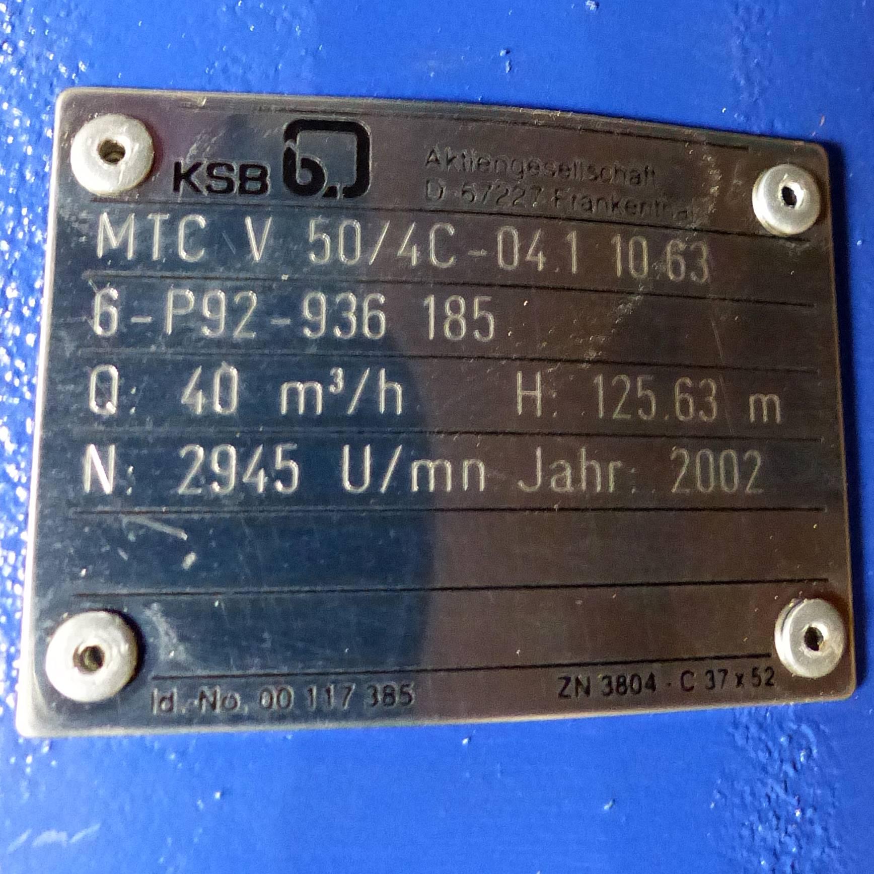 Produktfoto 2 von KSB Kreiselpumpe ILG4 205-2AA66-Z