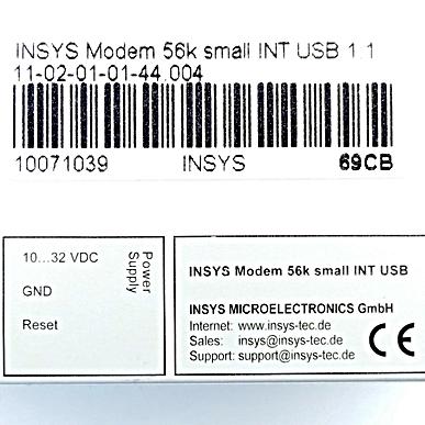 Produktfoto 2 von INSYS Industriemodem 56k small INT USB 1.1