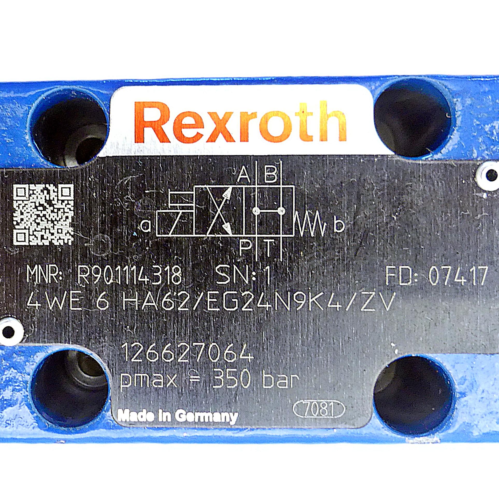 Produktfoto 2 von REXROTH Druckventil