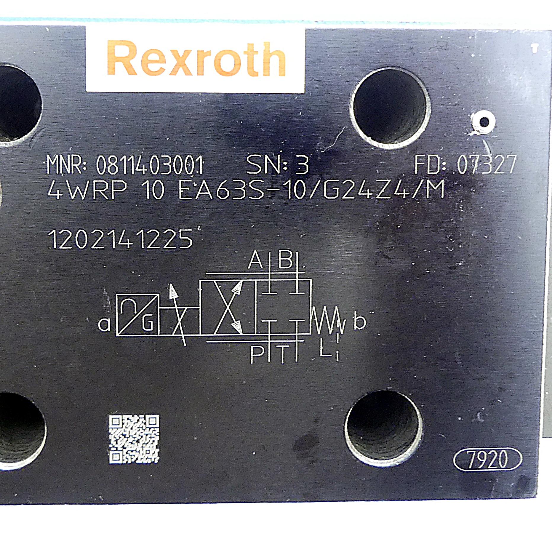 Produktfoto 2 von REXROTH Hydraulisches Proportionalventil