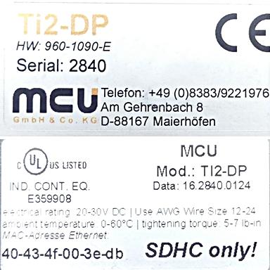 Produktfoto 2 von MCU Prozessüberwachungssystem Toolinspect II