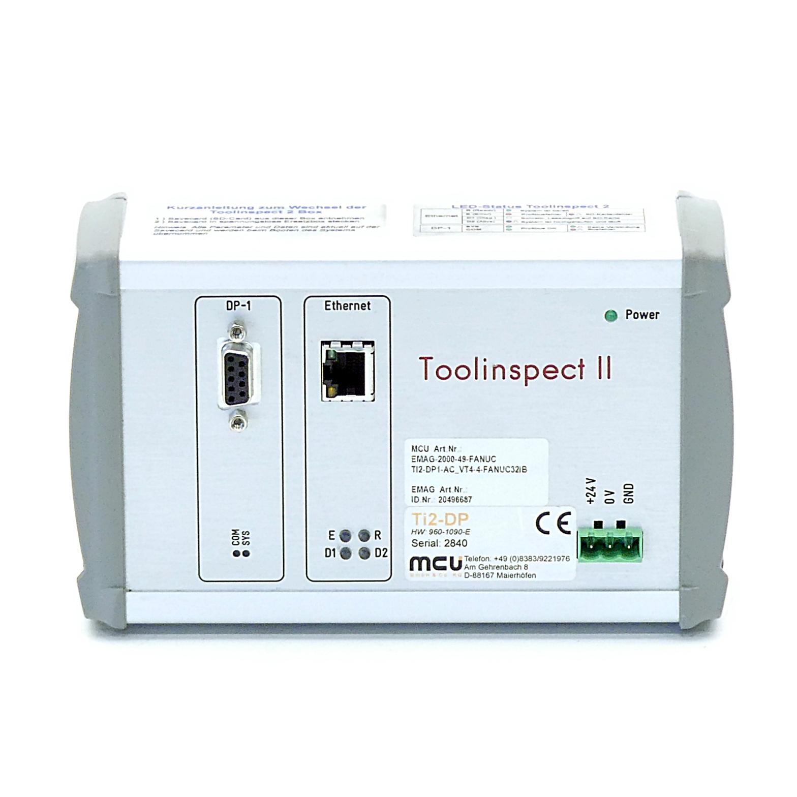 Produktfoto 6 von MCU Prozessüberwachungssystem Toolinspect II