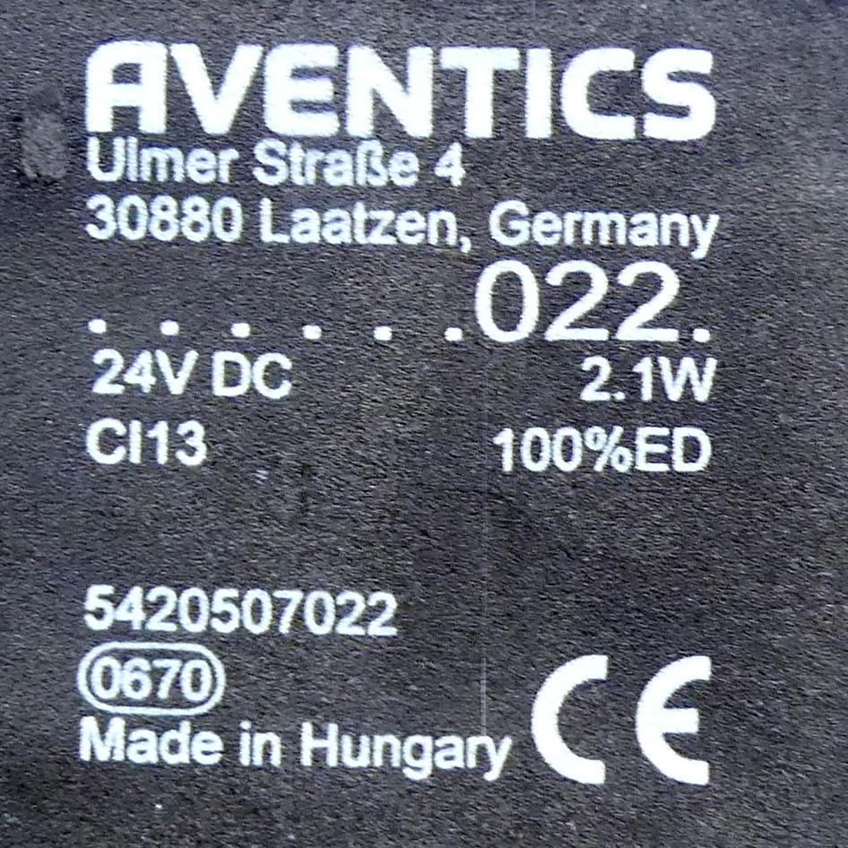 Produktfoto 2 von AVENTICS Magnetventil