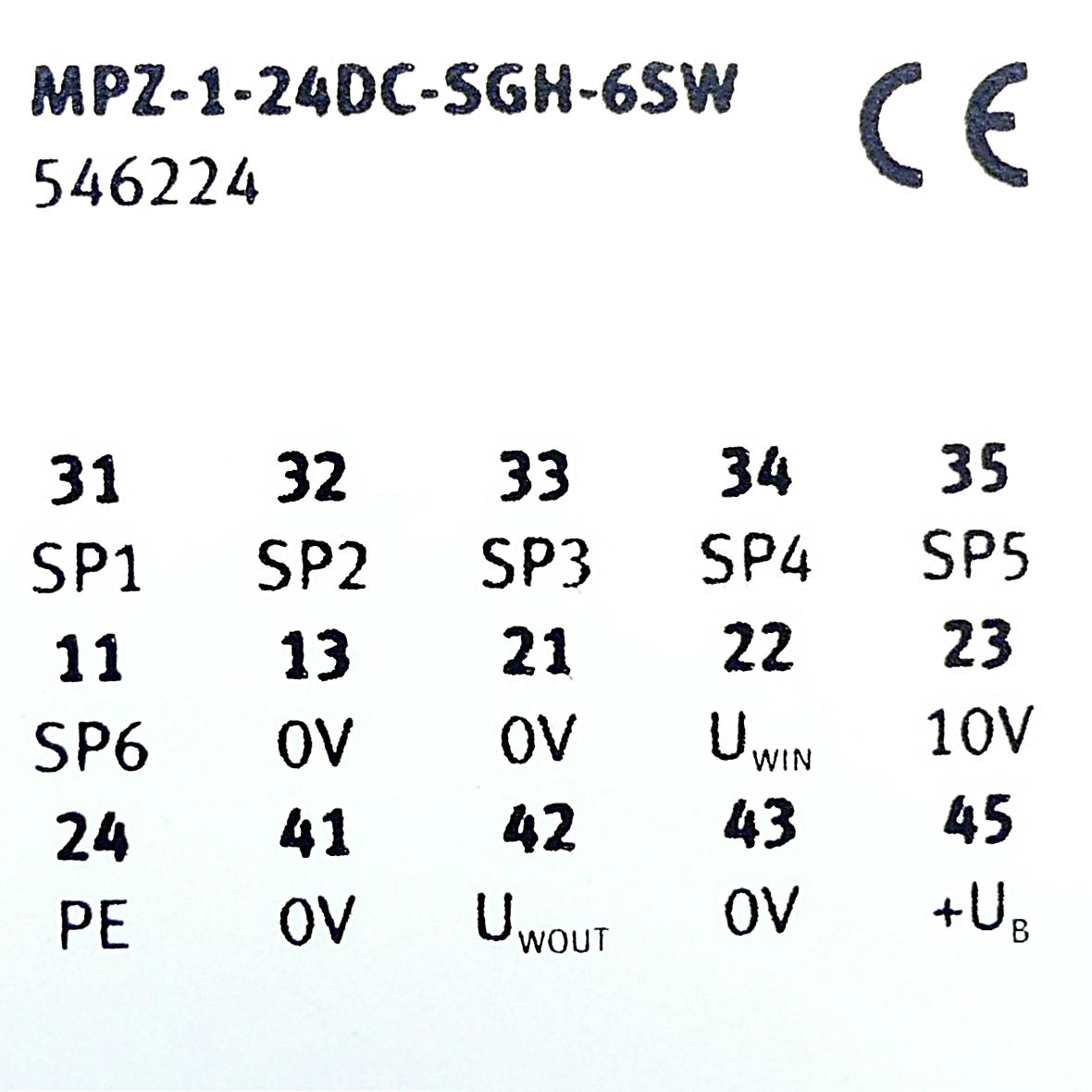 Produktfoto 2 von FESTO Sollwertmodul MPZ-1-24DC-SGH-6-SW