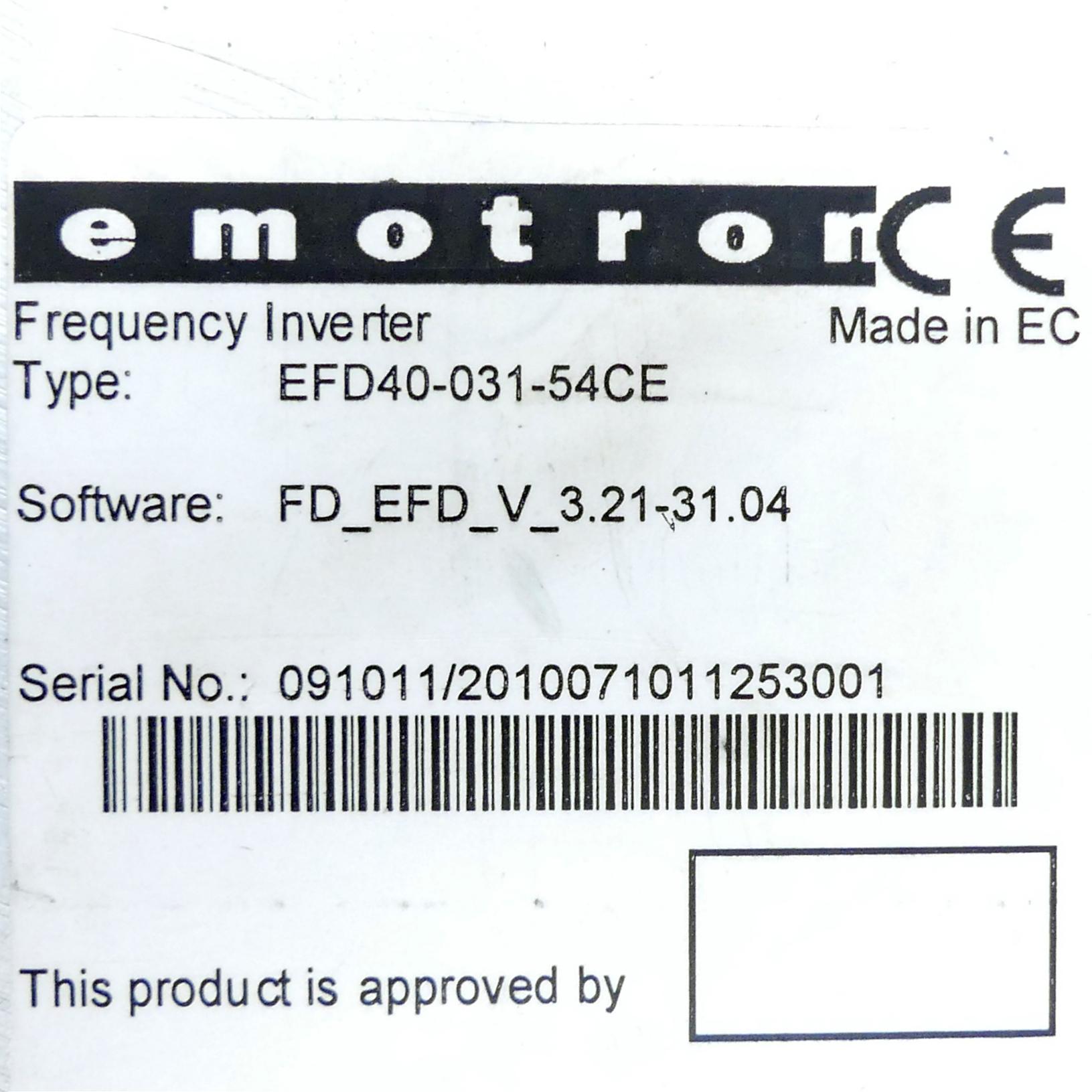 Produktfoto 2 von EMOTRON Frequenzumrichter