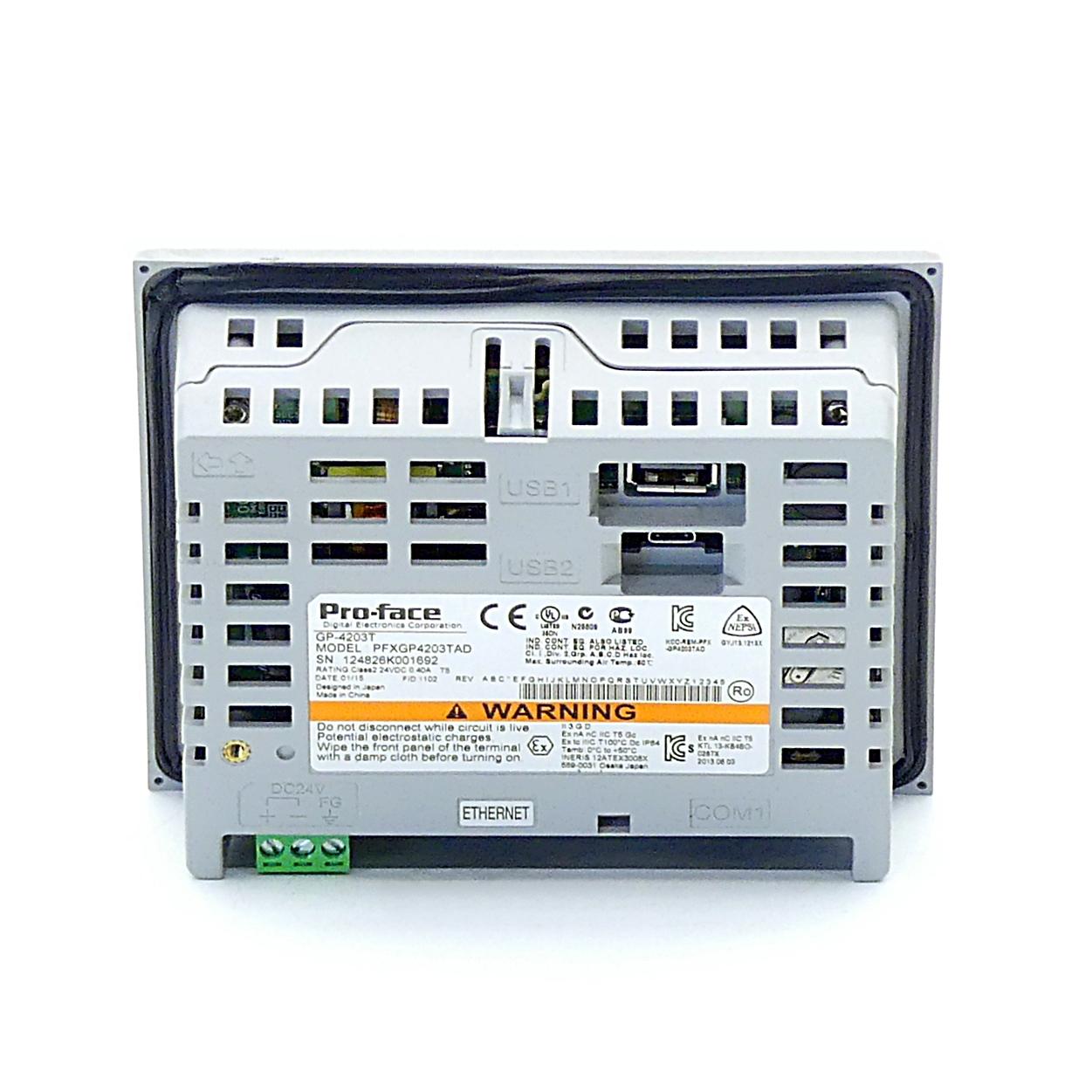 Produktfoto 4 von PRO-FACE Touch-Panel GP-4203T