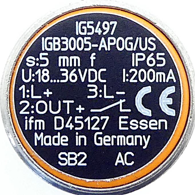 Produktfoto 2 von IFM Induktiver Sensor IG5497