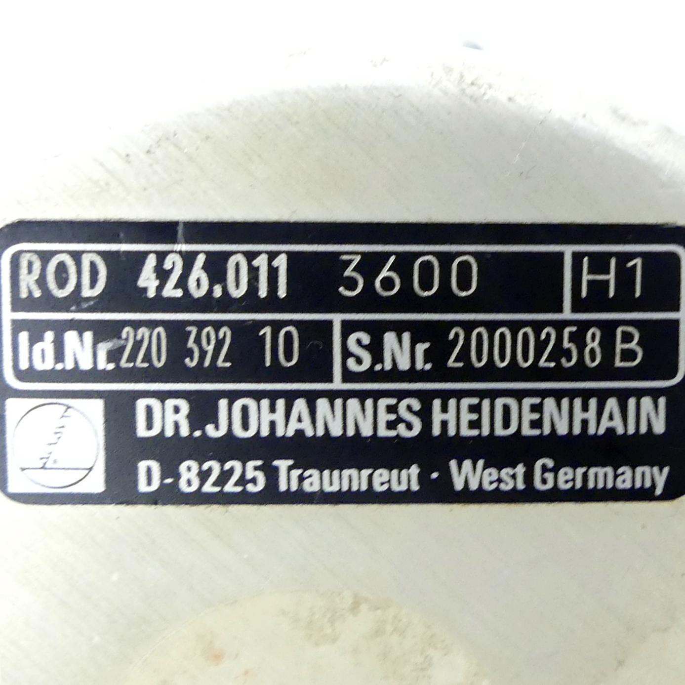 Produktfoto 2 von HEIDENHAIN Drehgeber ROD 426.011