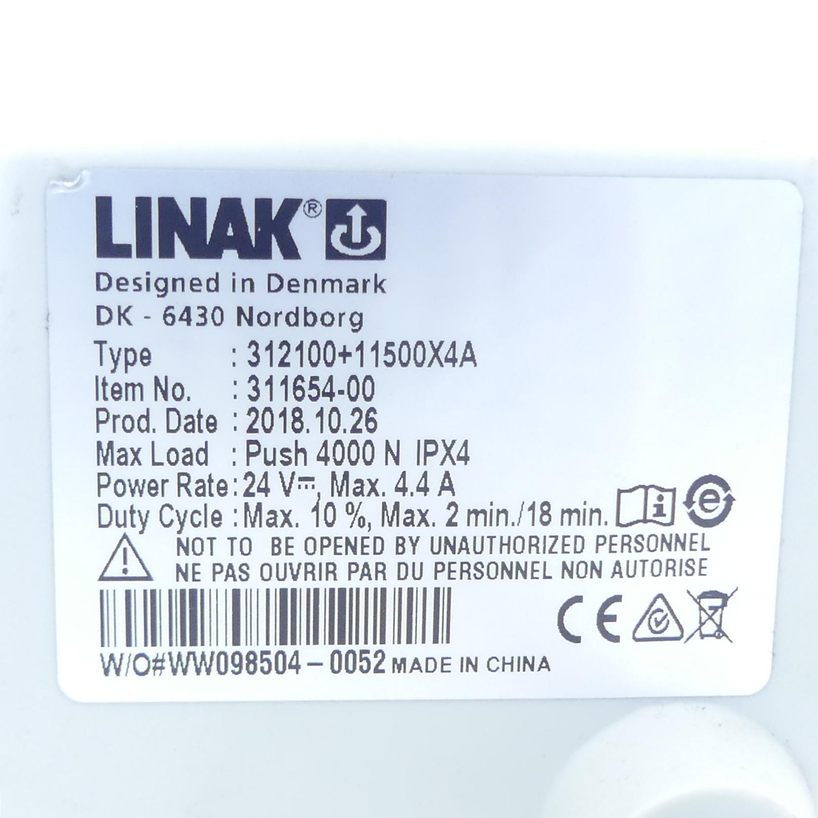 Produktfoto 2 von LINAK Hubmotor