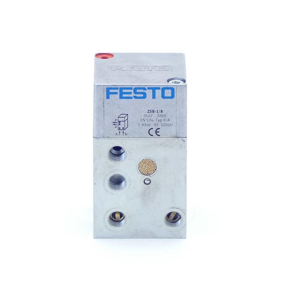 Produktfoto 3 von FESTO Zweihand-Steuerblock ZSB-1/8