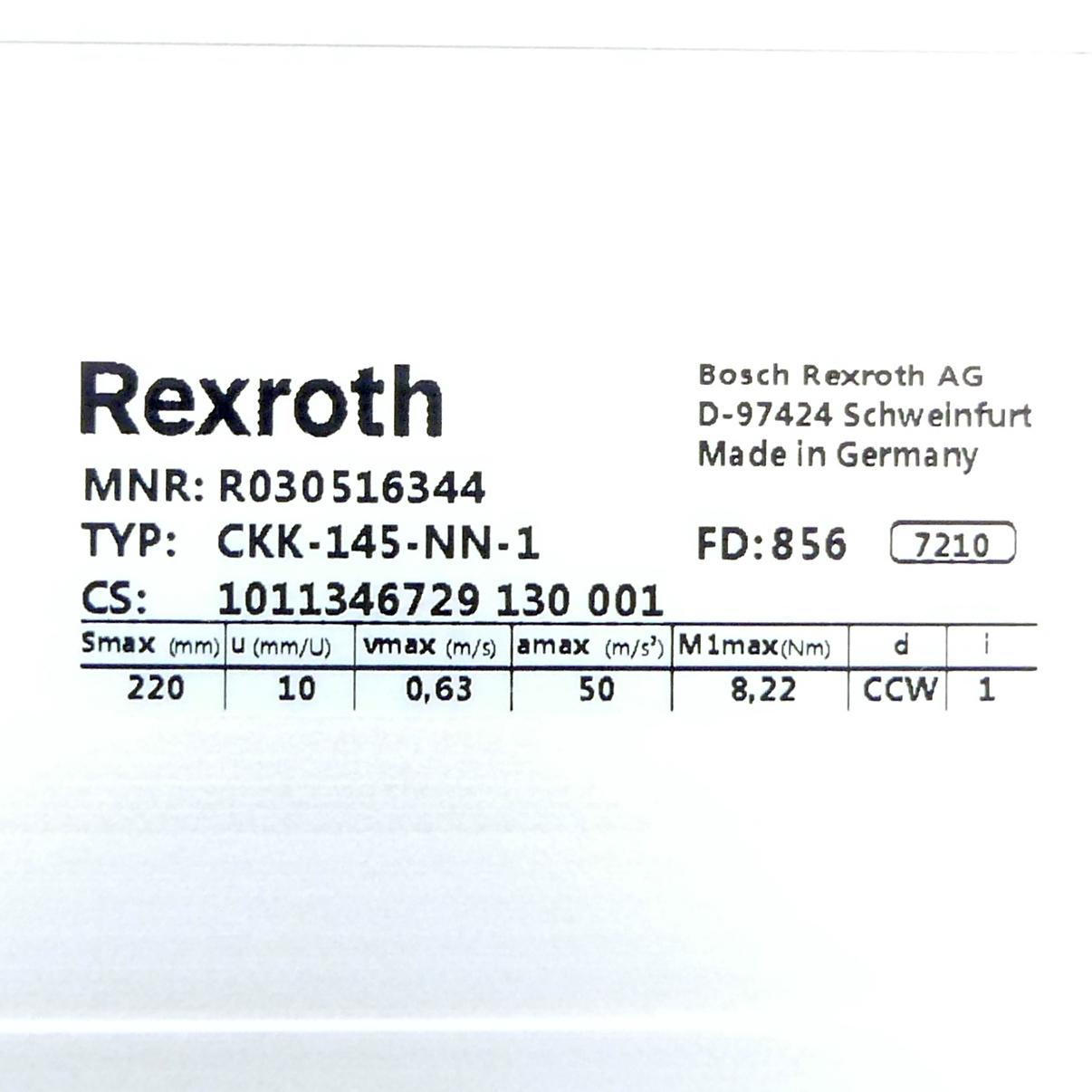 Produktfoto 2 von REXROTH Linearmodul