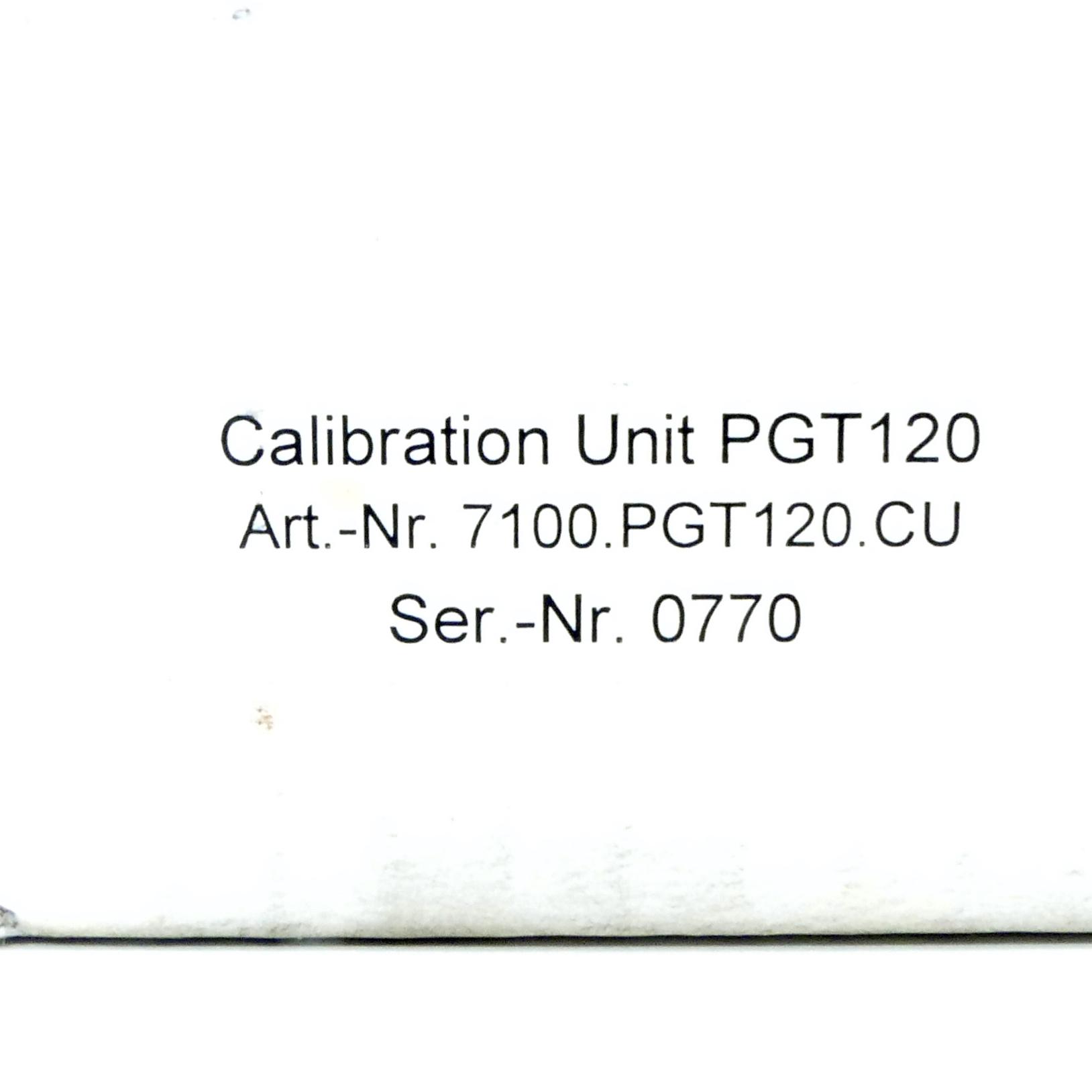 Produktfoto 2 von DPV ELEKTRONIK Kalibrierungseinheit für PGT120