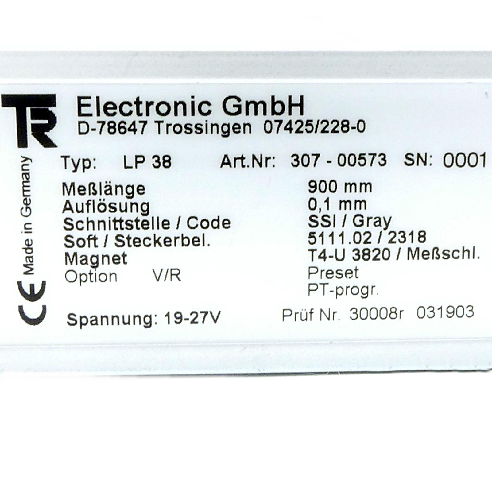 Produktfoto 2 von TR ELECTRONIC Linearer Encoder