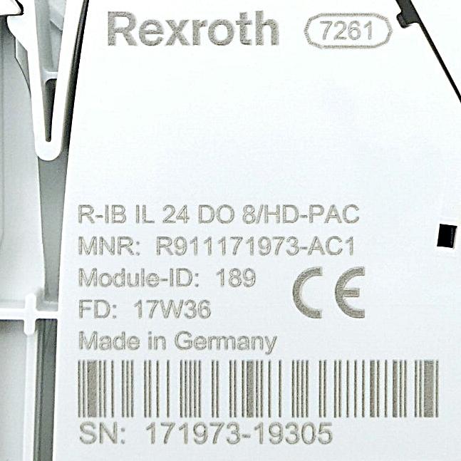 Produktfoto 2 von REXROTH Digitale Ausgabeklemme R-IB IL 24 DO 8/HD-PAC