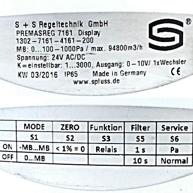 Produktfoto 2 von S+S REGELTECHNIK Volumenstrommessgerät