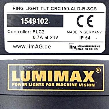 Produktfoto 2 von LUMIMAX Ringlicht TLT-CRC150-ALD-R-SGS