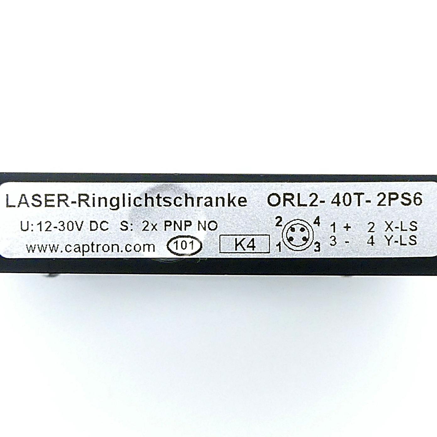 Produktfoto 2 von CAPTRON Laser-Ringlichtschranke