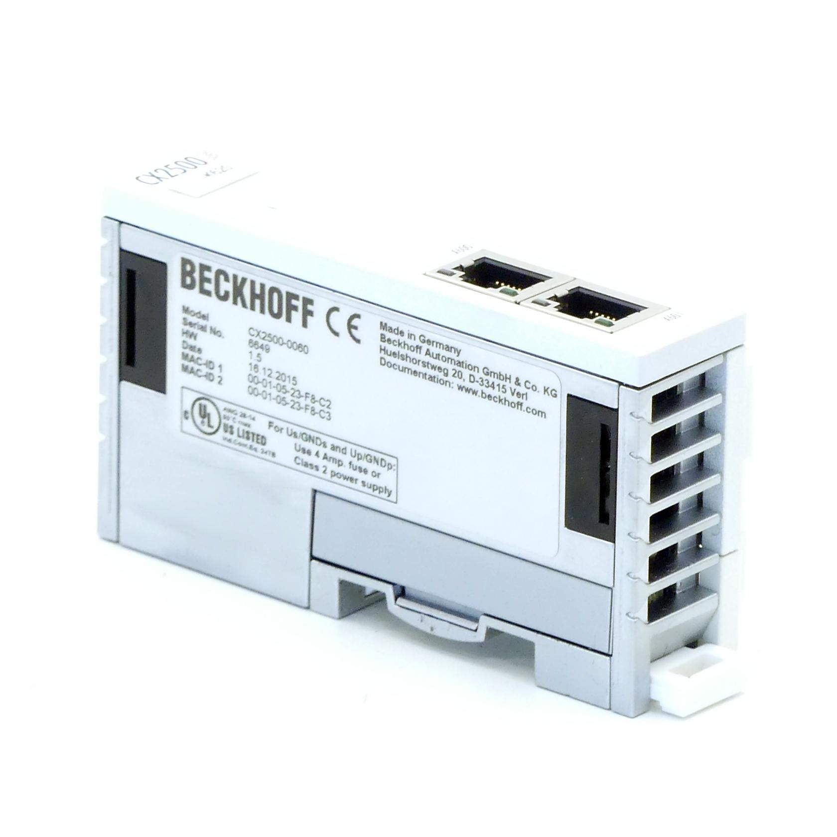 Produktfoto 1 von BECKHOFF Ethernetmodul