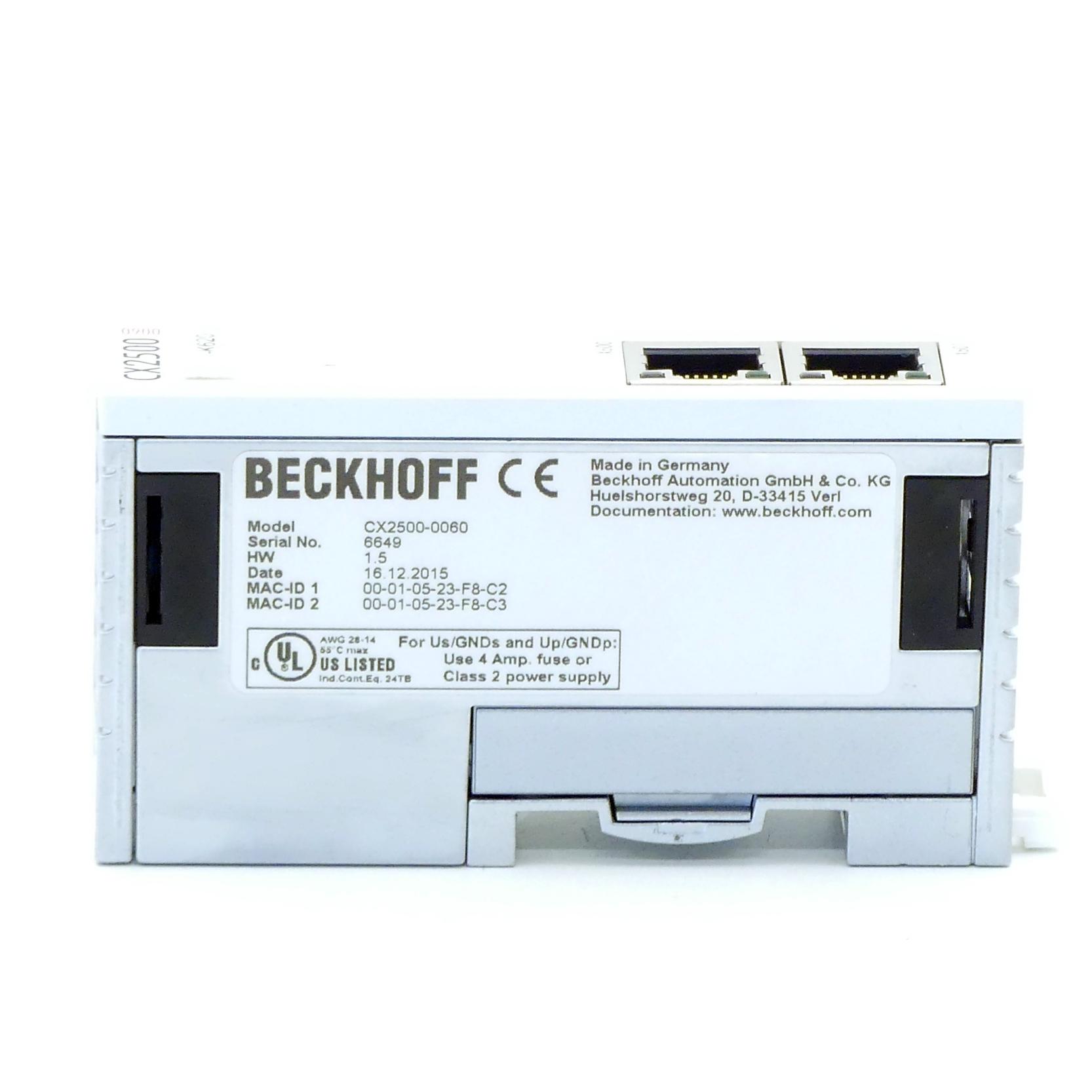 Produktfoto 3 von BECKHOFF Ethernetmodul