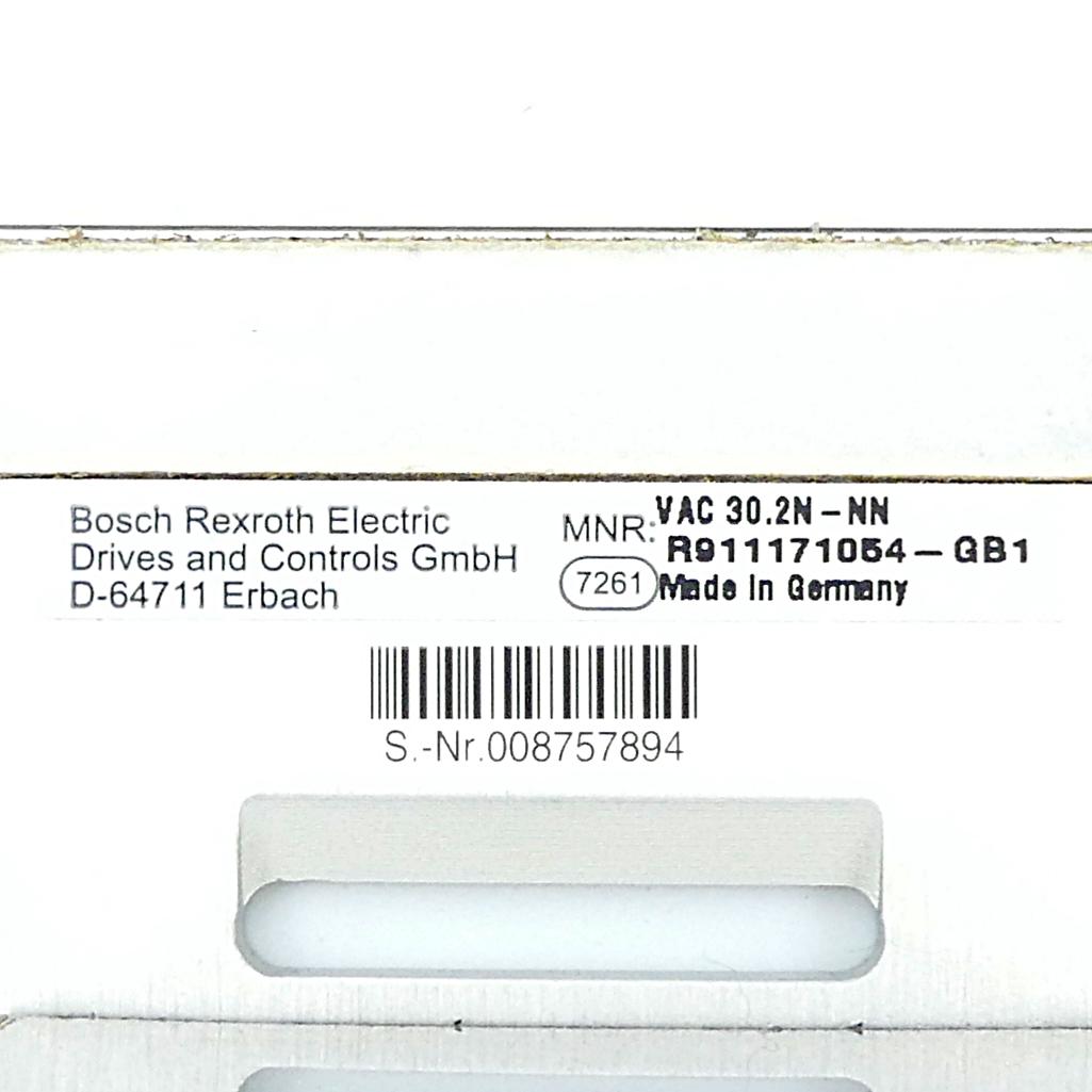 Produktfoto 2 von REXROTH Anschlussmodul VAC 30.2N-NN