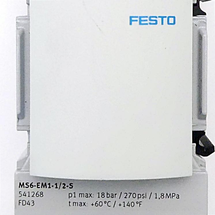 Produktfoto 2 von FESTO Einschaltventil MS6-EM1-1/2-S