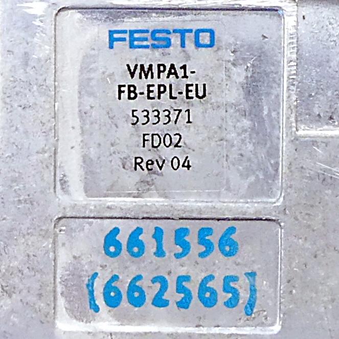 Produktfoto 2 von FESTO Endplatte VMPA1-FB-EPL-EU