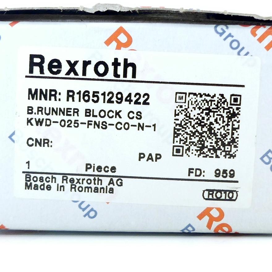 Produktfoto 2 von REXROTH Führungswagen KWD-025-FNS-CO-N-1