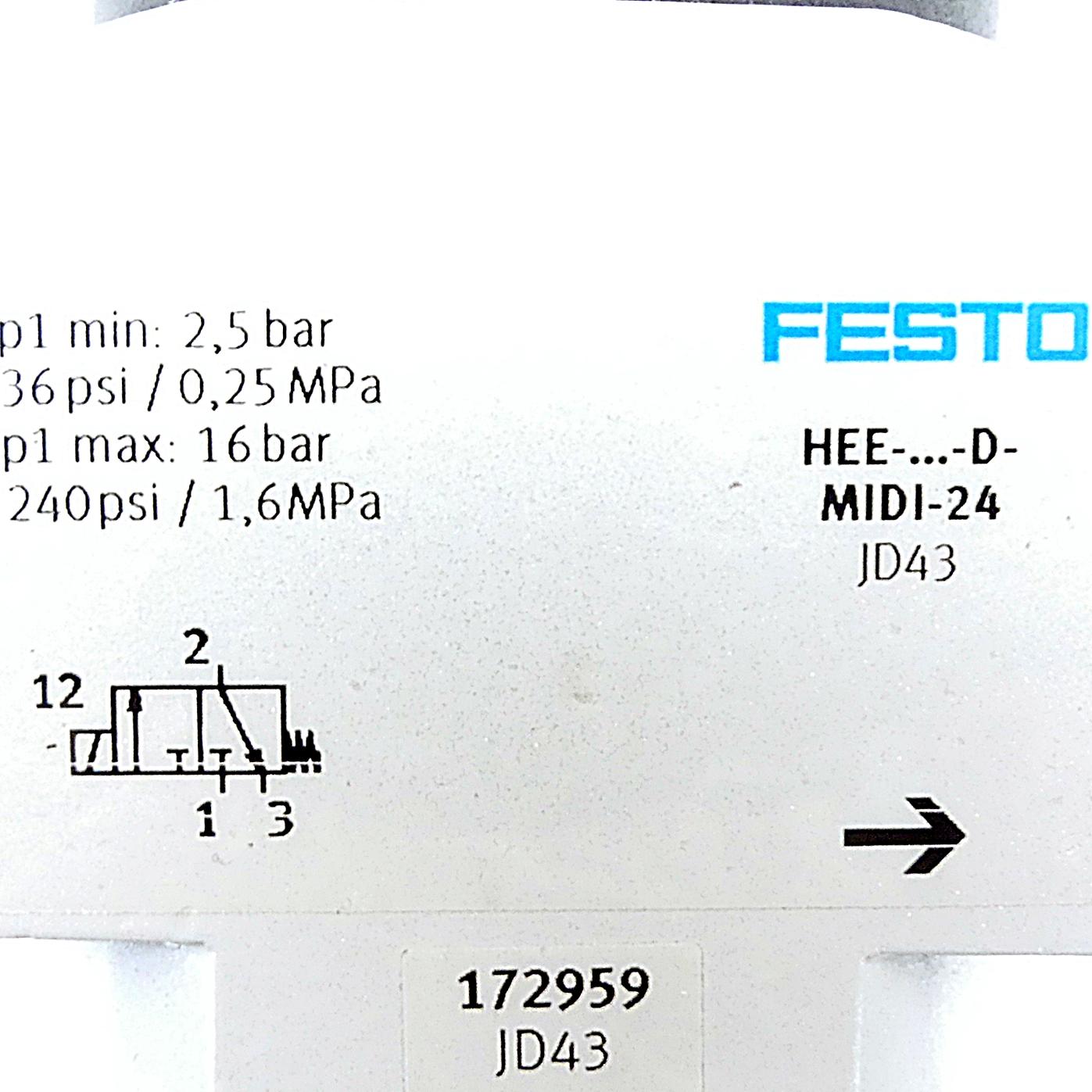 Produktfoto 2 von FESTO Einschaltventil