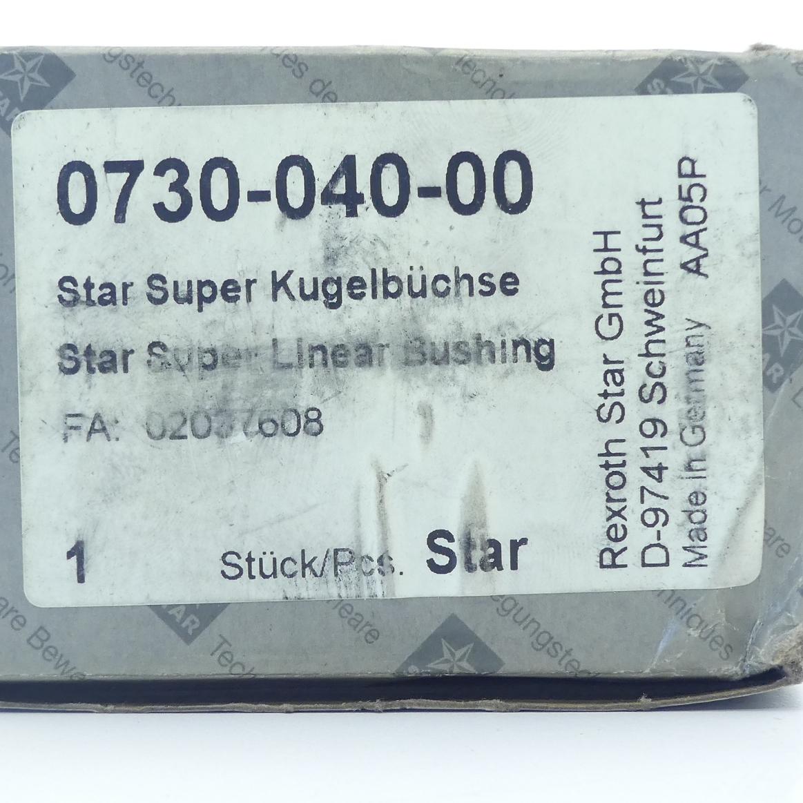 Produktfoto 2 von REXROTH Star Super Kugelbüchse