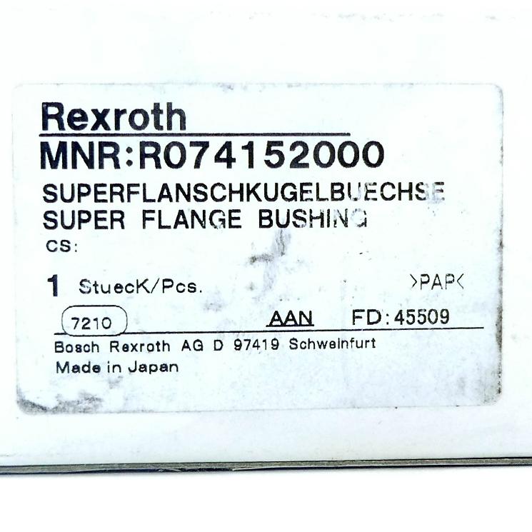 Produktfoto 2 von REXROTH Superflanschkugelbüchse