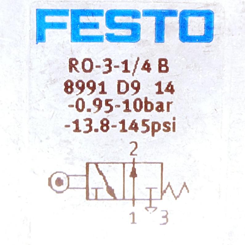 Produktfoto 2 von FESTO Rollenhebelventil RO-3-1/4-B