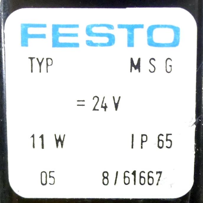 Produktfoto 2 von FESTO Magnetspule MSG