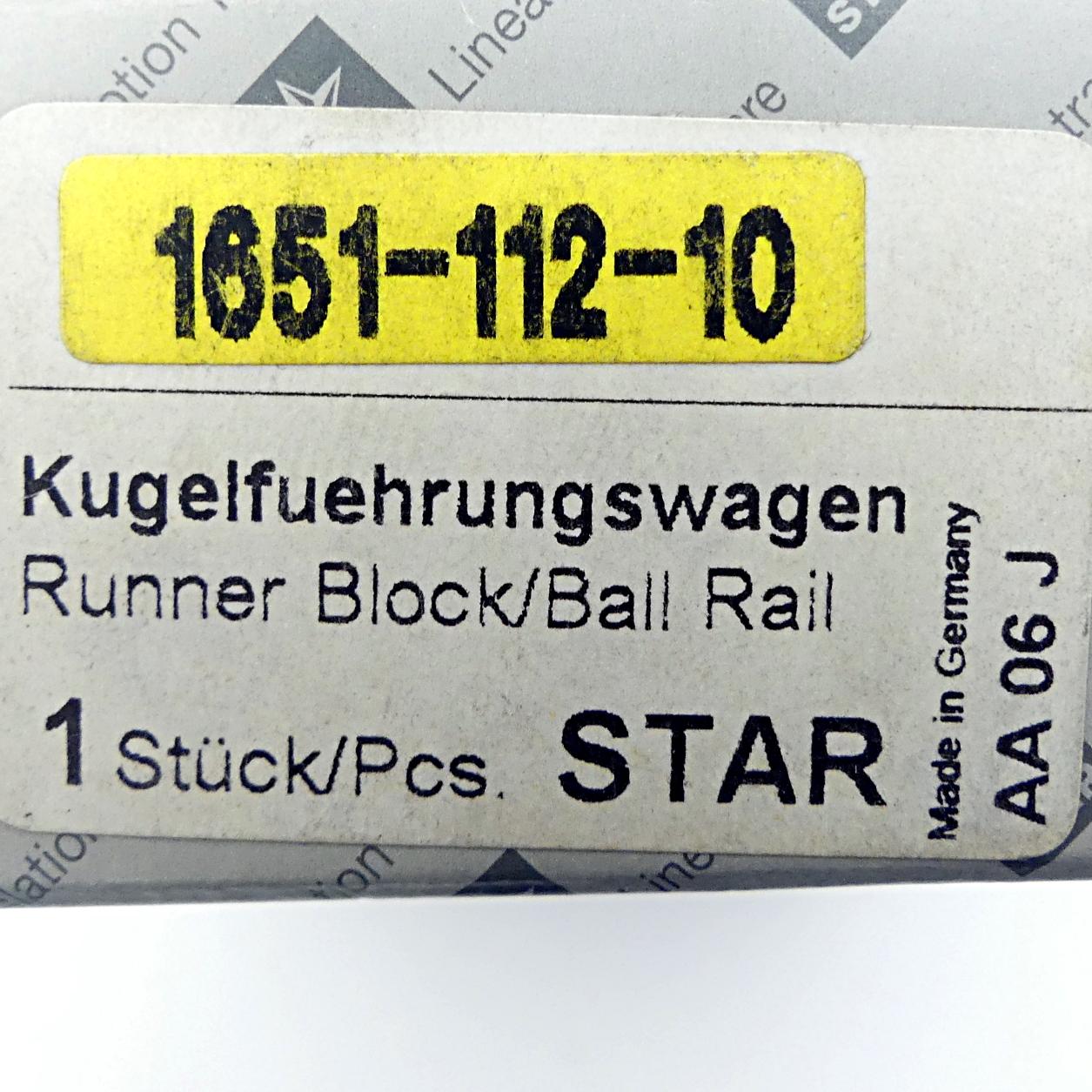 Produktfoto 2 von STAR Kugelführungswagen