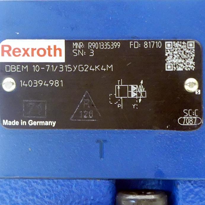 Produktfoto 2 von REXROTH Druckbegrenzungsventil