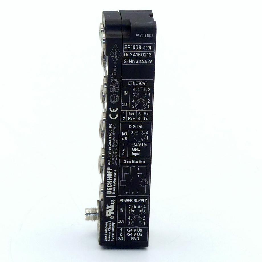 Produktfoto 5 von BECKHOFF EtherCAT Box 8DI