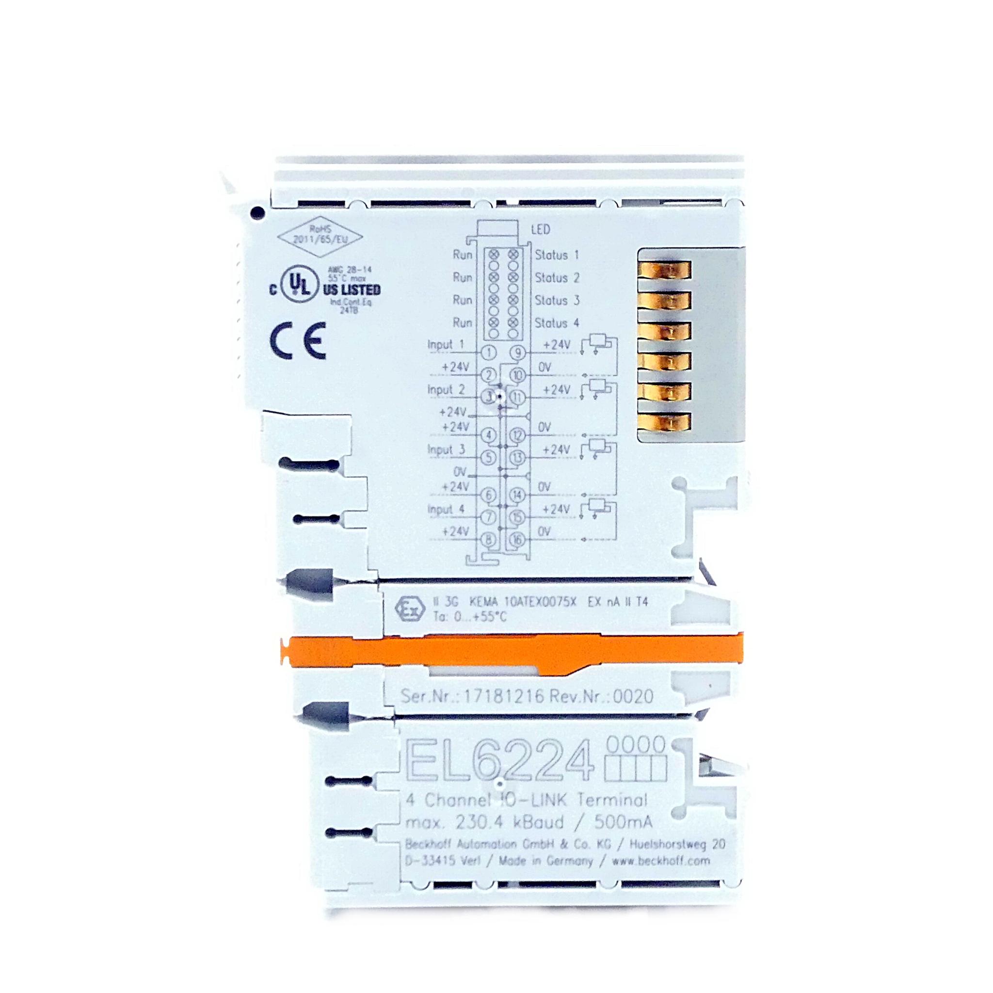 Produktfoto 3 von BECKHOFF 4-Kanal-Kommunikations-Interface