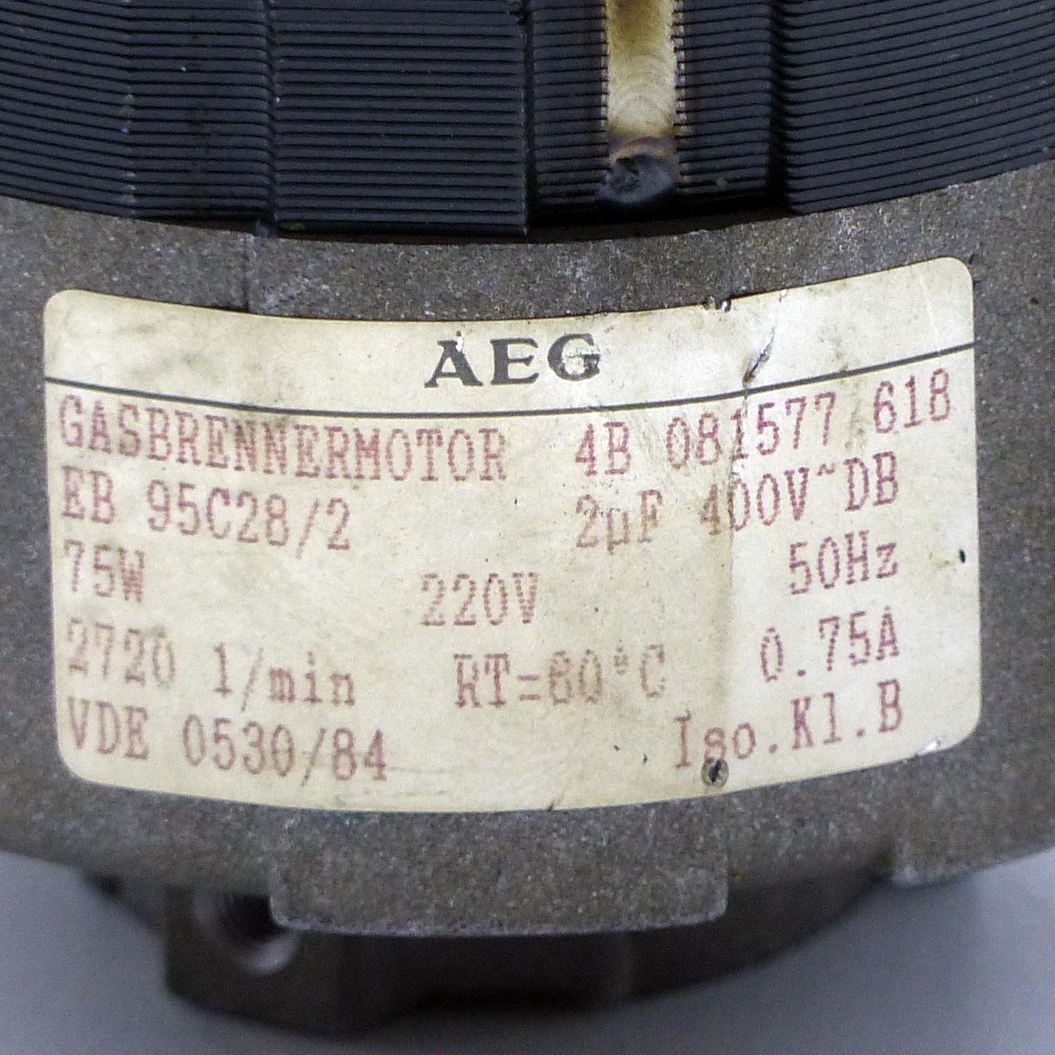 Produktfoto 2 von AEG Gasbrennermotor