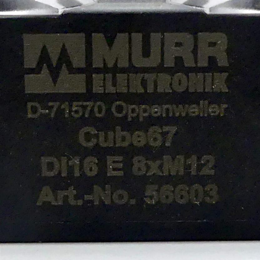 Produktfoto 2 von MURRELEKTRONIK Erweiterungsmodul Cube67 DI16 E 8xM12