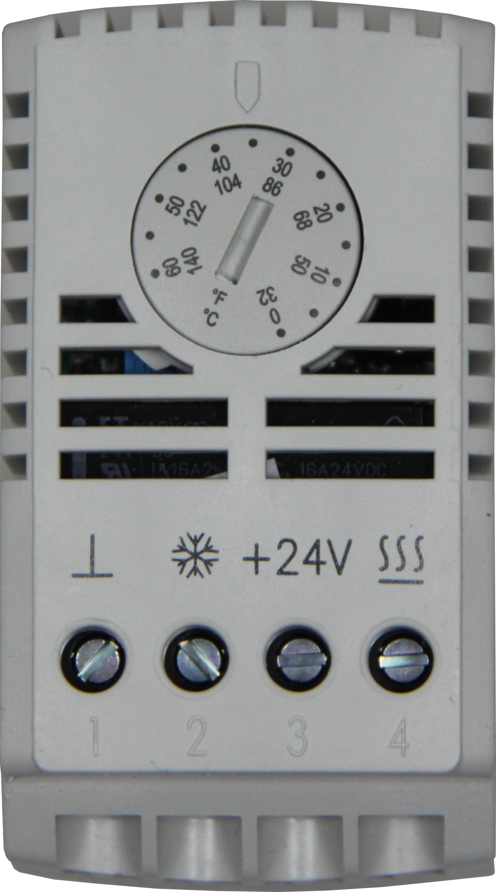 Thermostat TES 60, 24V DC, 0-60°C, 16 A