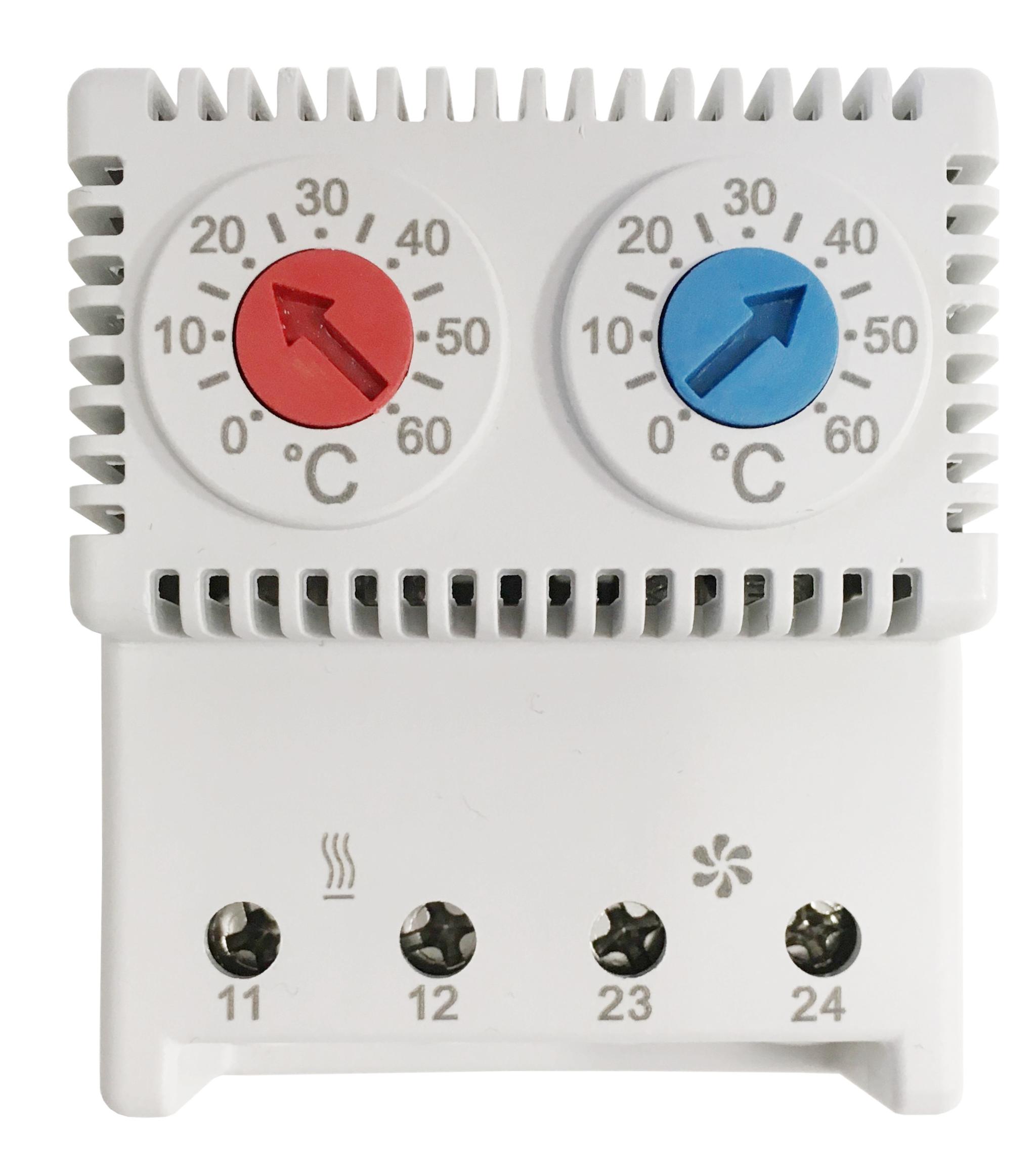 Produktfoto 1 von Doppelthermostat THRV 22, 0-60°C, 1NO/1NC