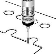 Produktfoto 2 von M2 Ø1 mm zylindrischer Tastereinsatz mit kugelförmiger Spitze aus Rubin, L 15 mm