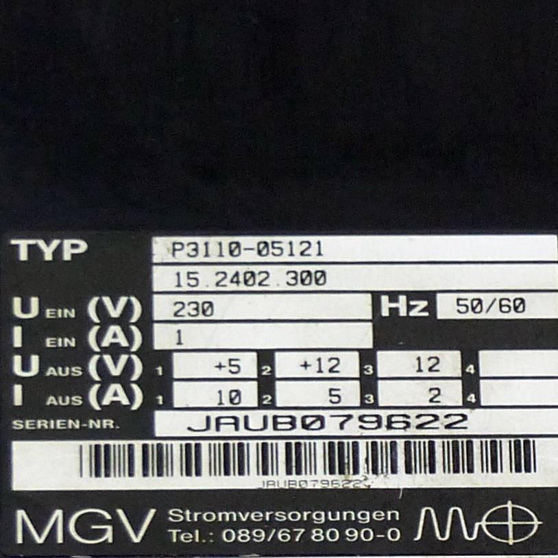 Produktfoto 2 von MGV STROMVERSORGUNGEN Schaltnetzteil P3110-05121