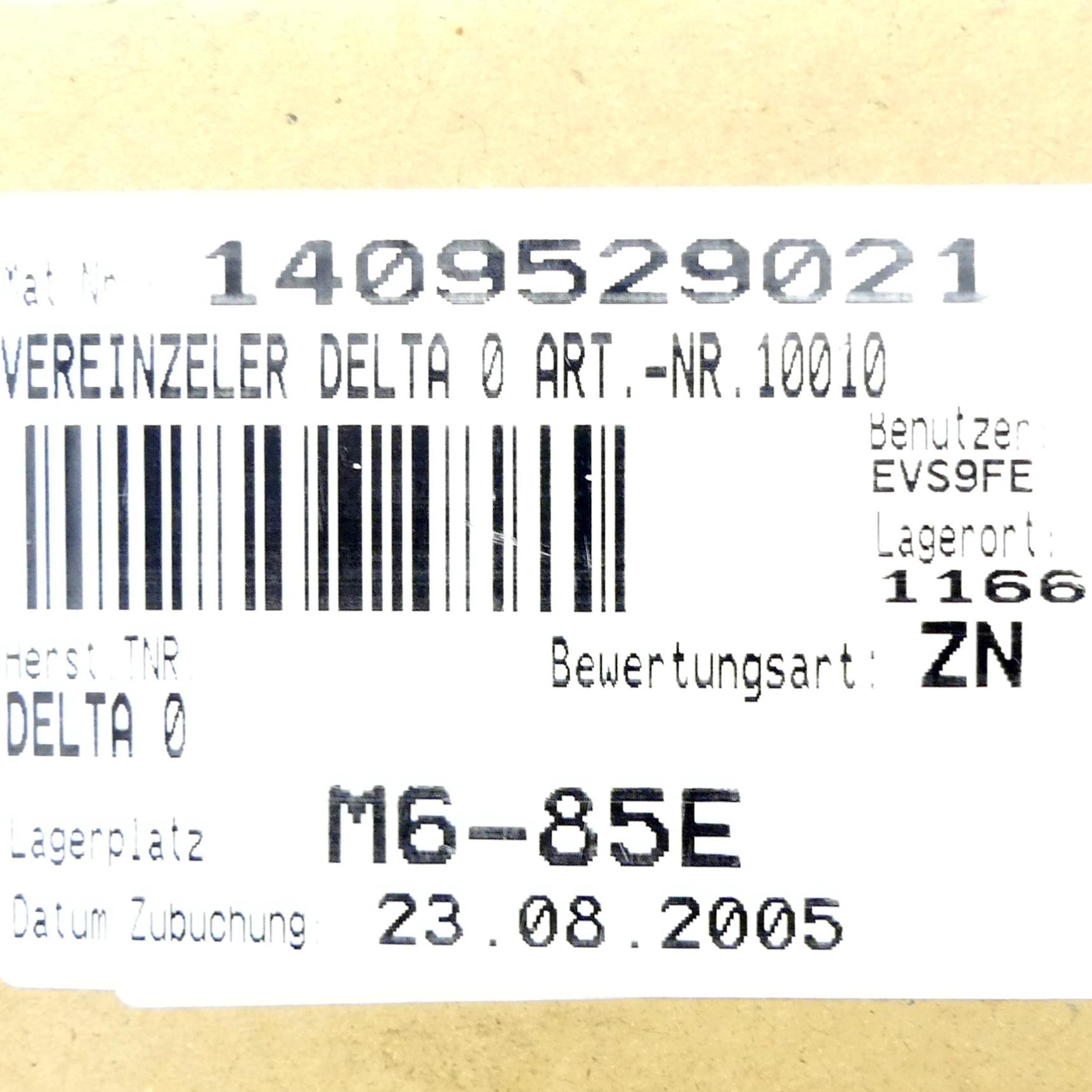 Produktfoto 2 von WöRNER Vereinzeler Delta 0