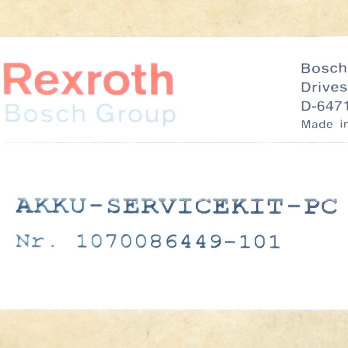 Produktfoto 2 von REXROTH Akku-Servicekit-PC