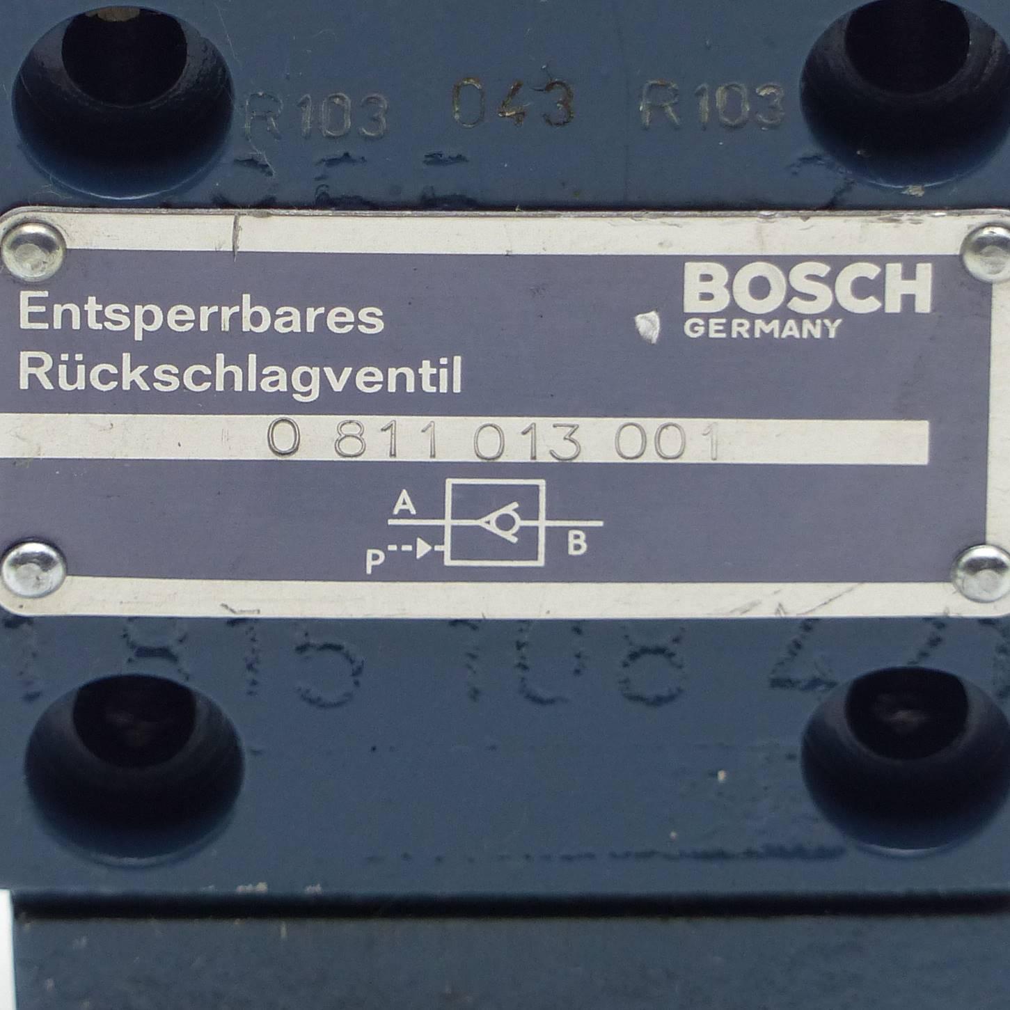 Produktfoto 2 von BOSCH Entsperrbares Rückschlagventil 0 811 013 001